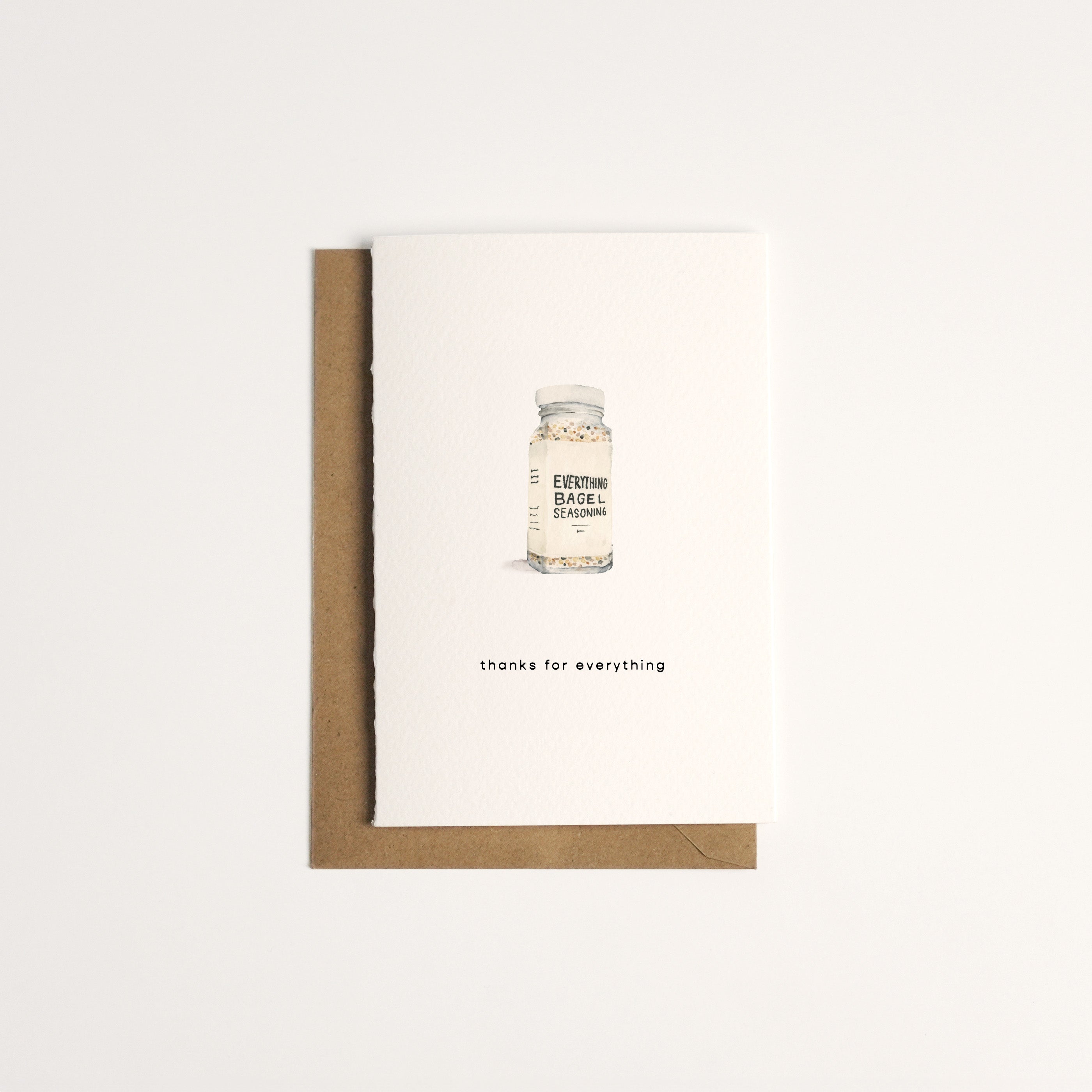 Thanks For Everything Card – Avey Print Shop